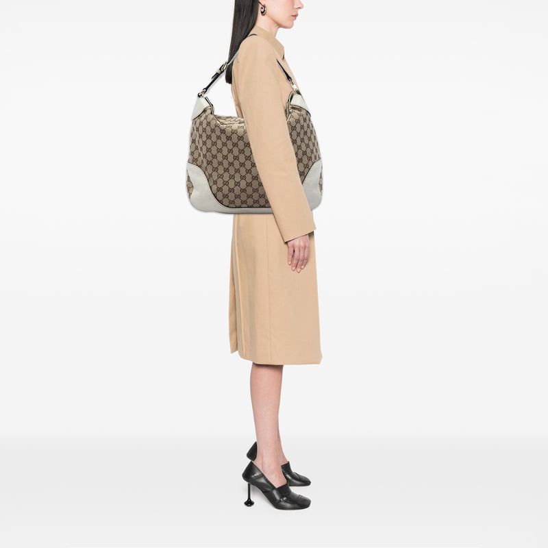 GG Canvas Charlotte Hobo - Image 5