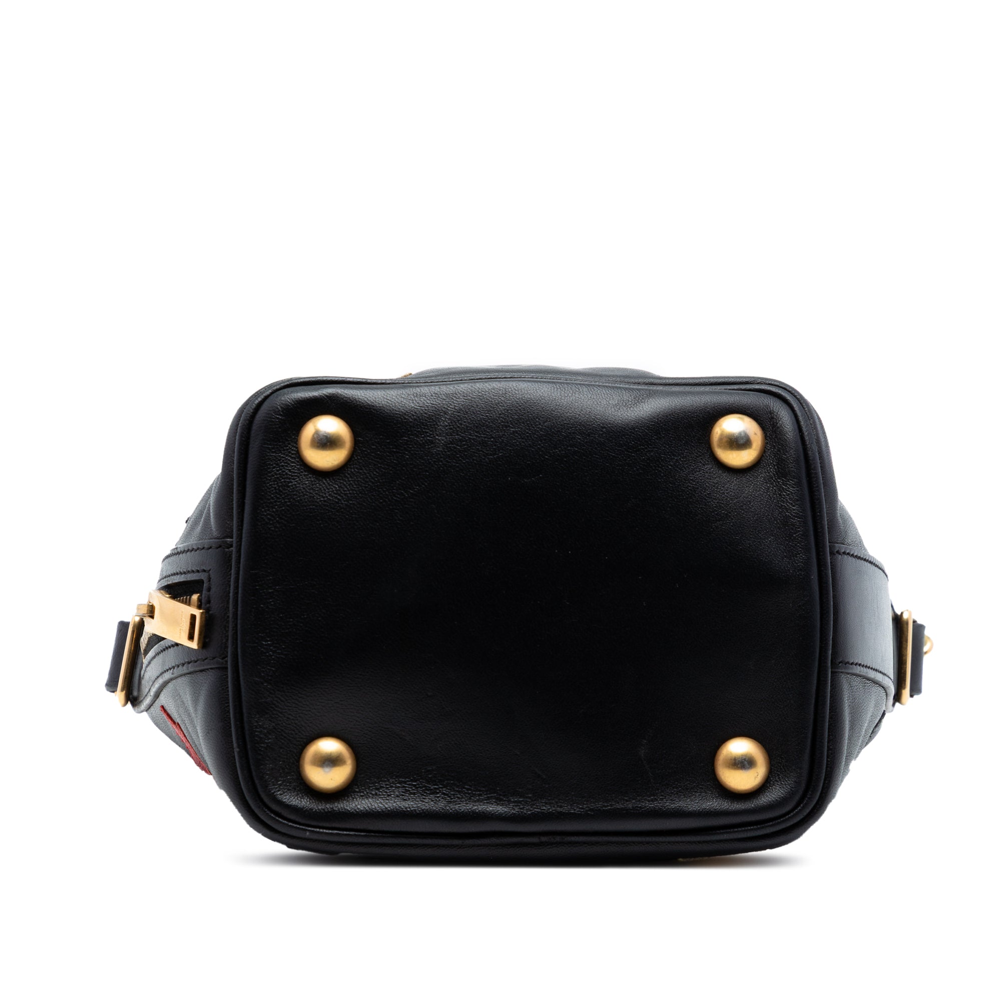 Small Calfskin Star Patchwork Emmanuelle Bucket Bag - Image 3