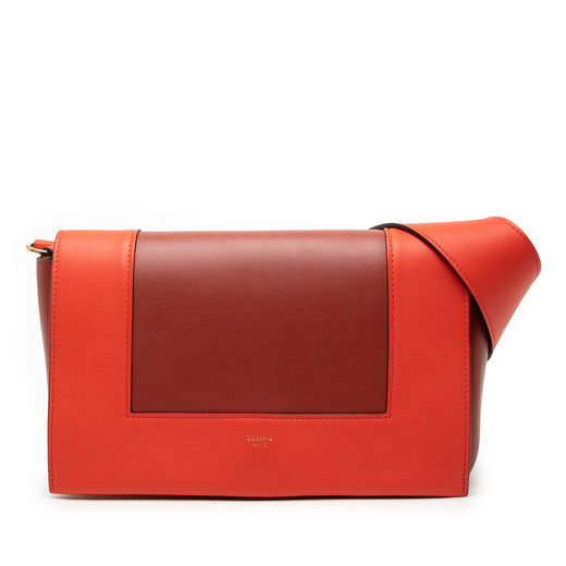Medium Shiny Smooth Calfskin Frame Shoulder Bag - Image 1