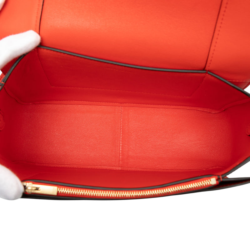Medium Shiny Smooth Calfskin Frame Shoulder Bag - Image 4