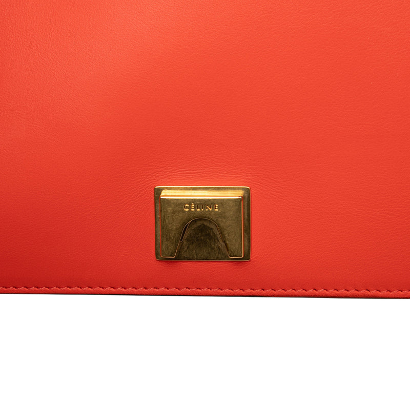 Medium Shiny Smooth Calfskin Frame Shoulder Bag - Image 5
