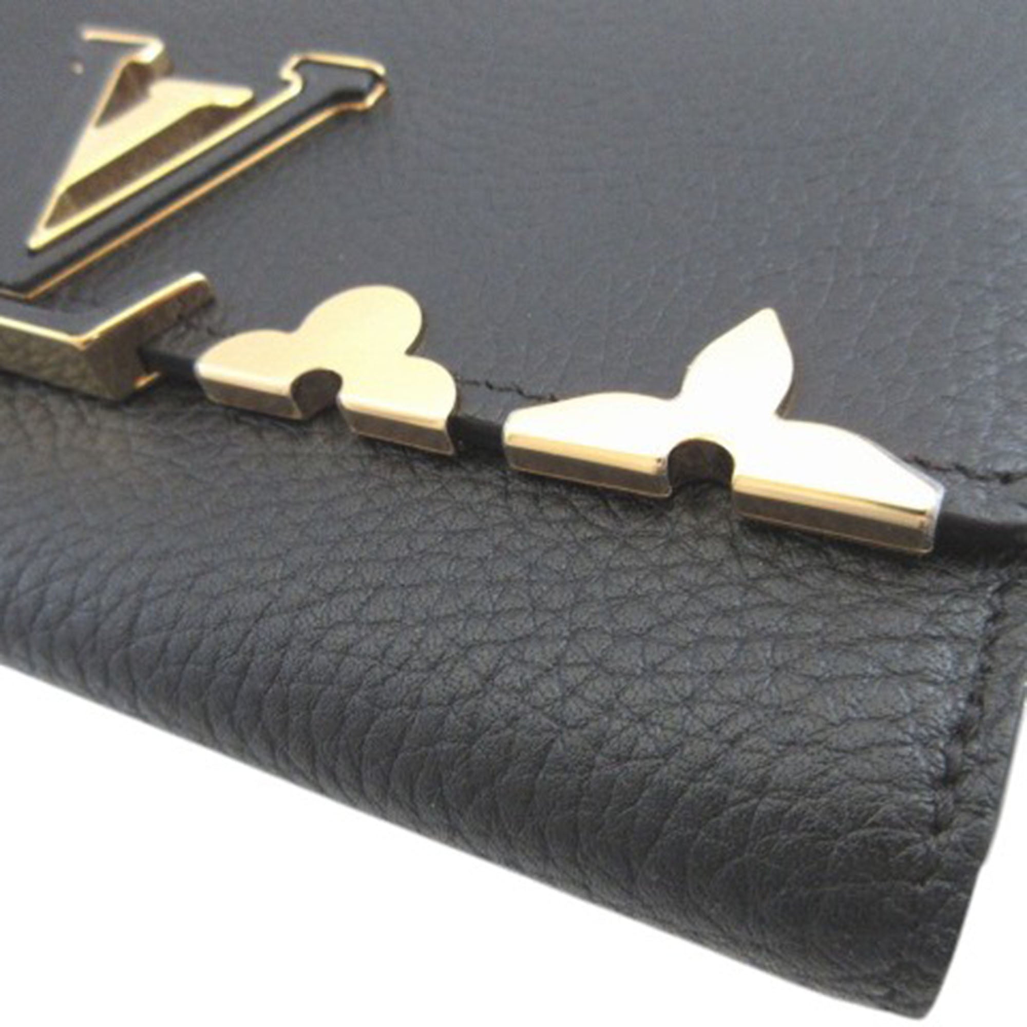 Taurillon Capucines Flower Long Wallet - Image 9