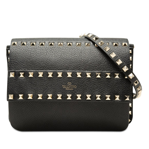 Small Grained Calfskin Rockstud Crossbody - Image 1