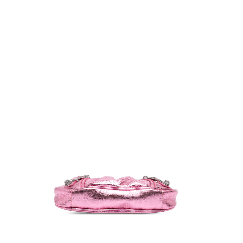 Mini Metallic Lambskin Motocross Le Cagole - Image 3