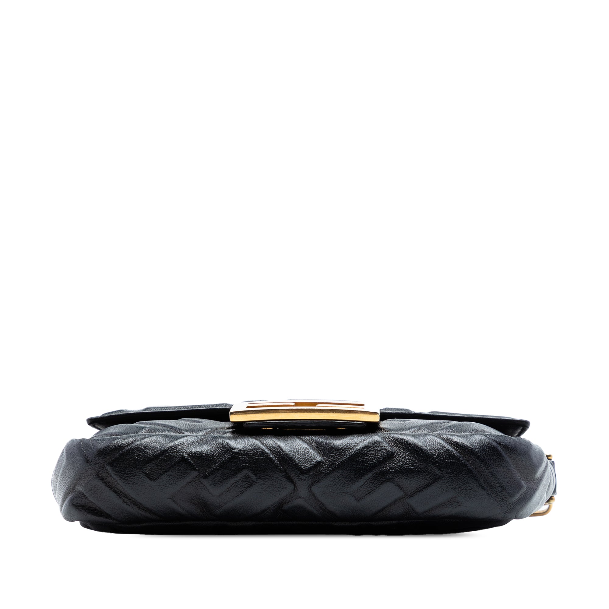 Mini Zucca Embossed Leather Baguette Satchel - Image 3