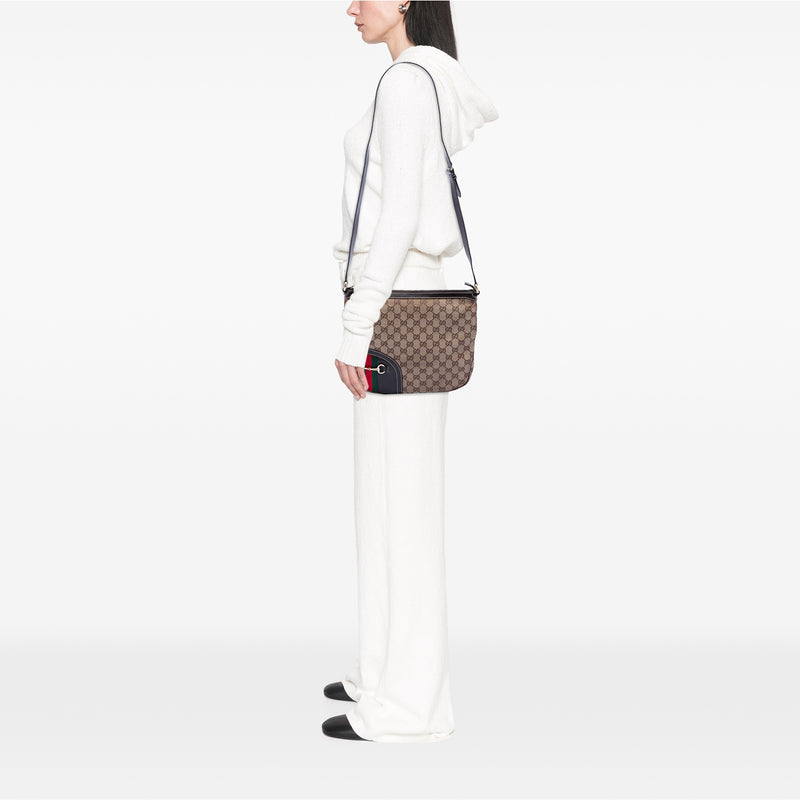GG Canvas Horsebit Web Crossbody - Image 6