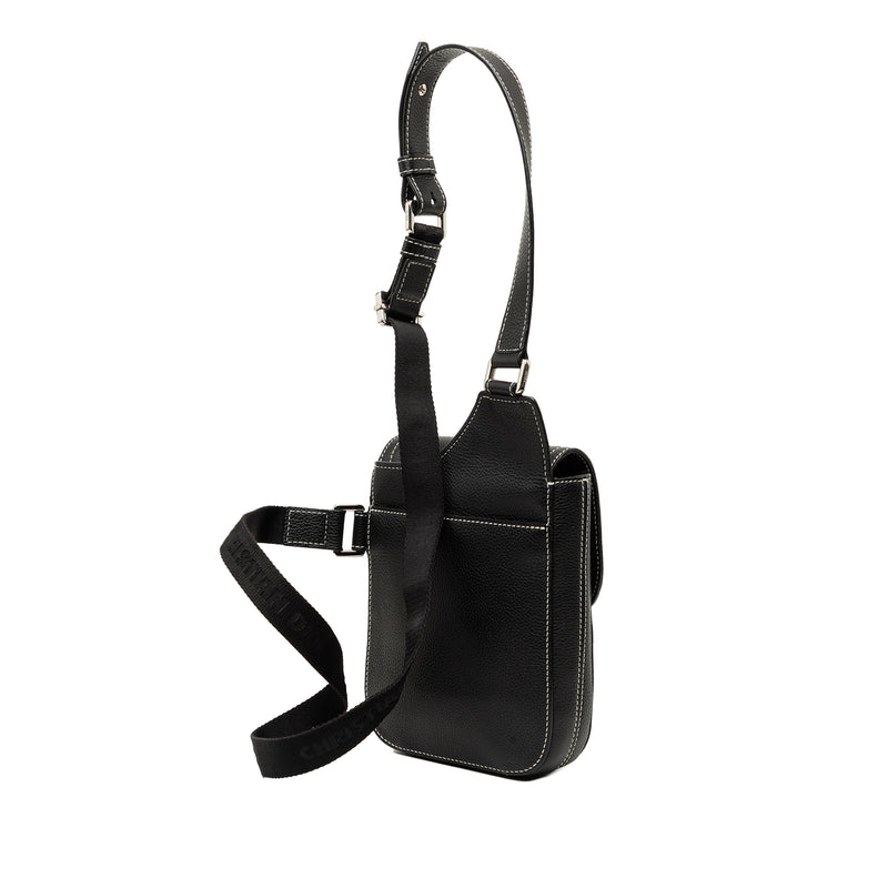 Stussy Bee Applique Calfskin Saddle Crossbody - Image 2