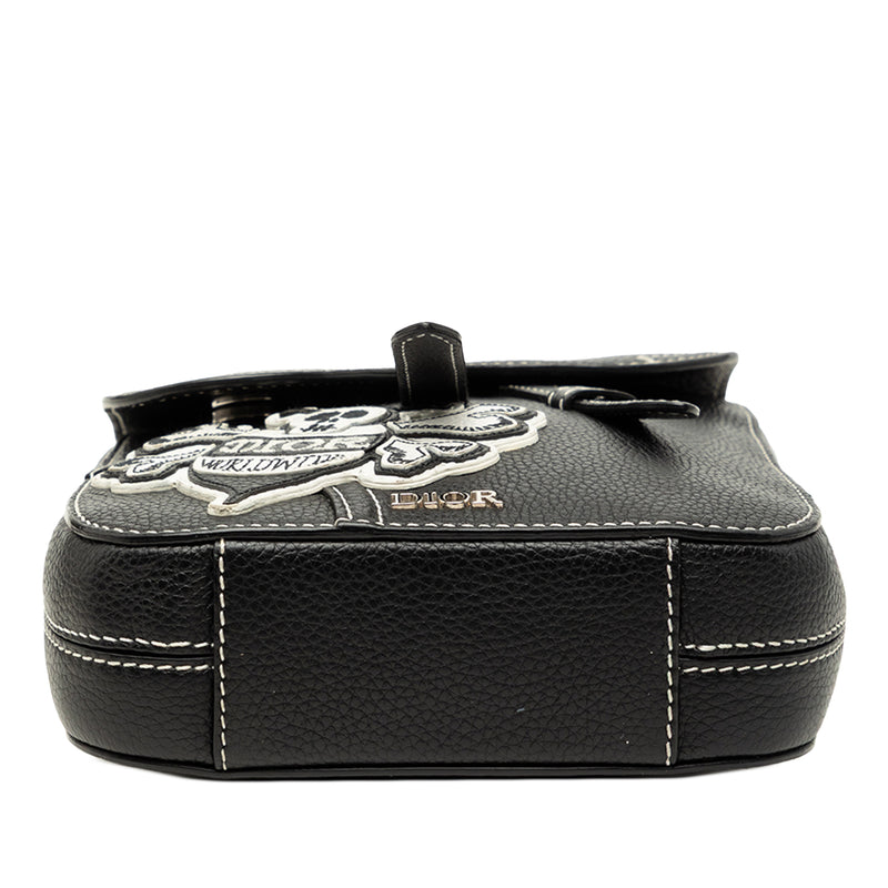 Stussy Bee Applique Calfskin Saddle Crossbody - Image 3
