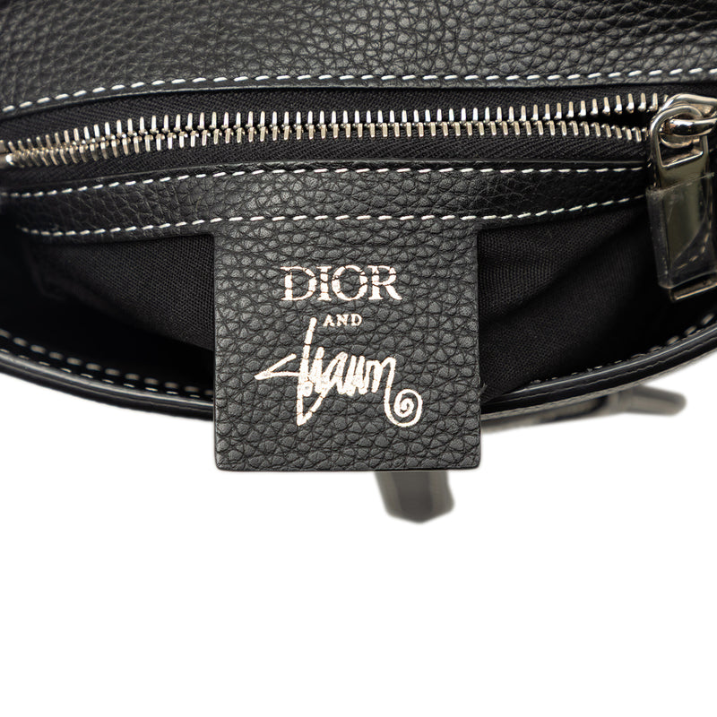 Stussy Bee Applique Calfskin Saddle Crossbody - Image 5