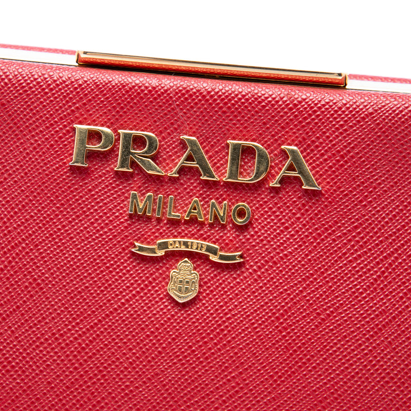 Saffiano and City Calf Light Frame Crossbody - Image 5