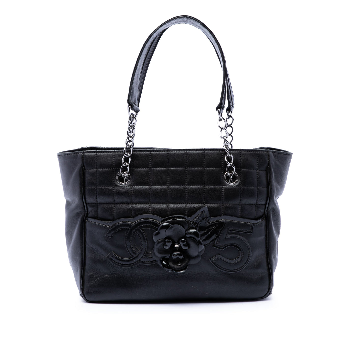 CC Choco Bar Lambskin Camellia No 5 Tote - Image 1
