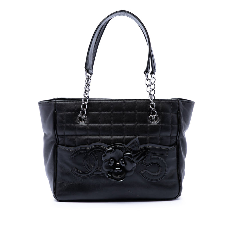 CC Choco Bar Lambskin Camellia No 5 Tote