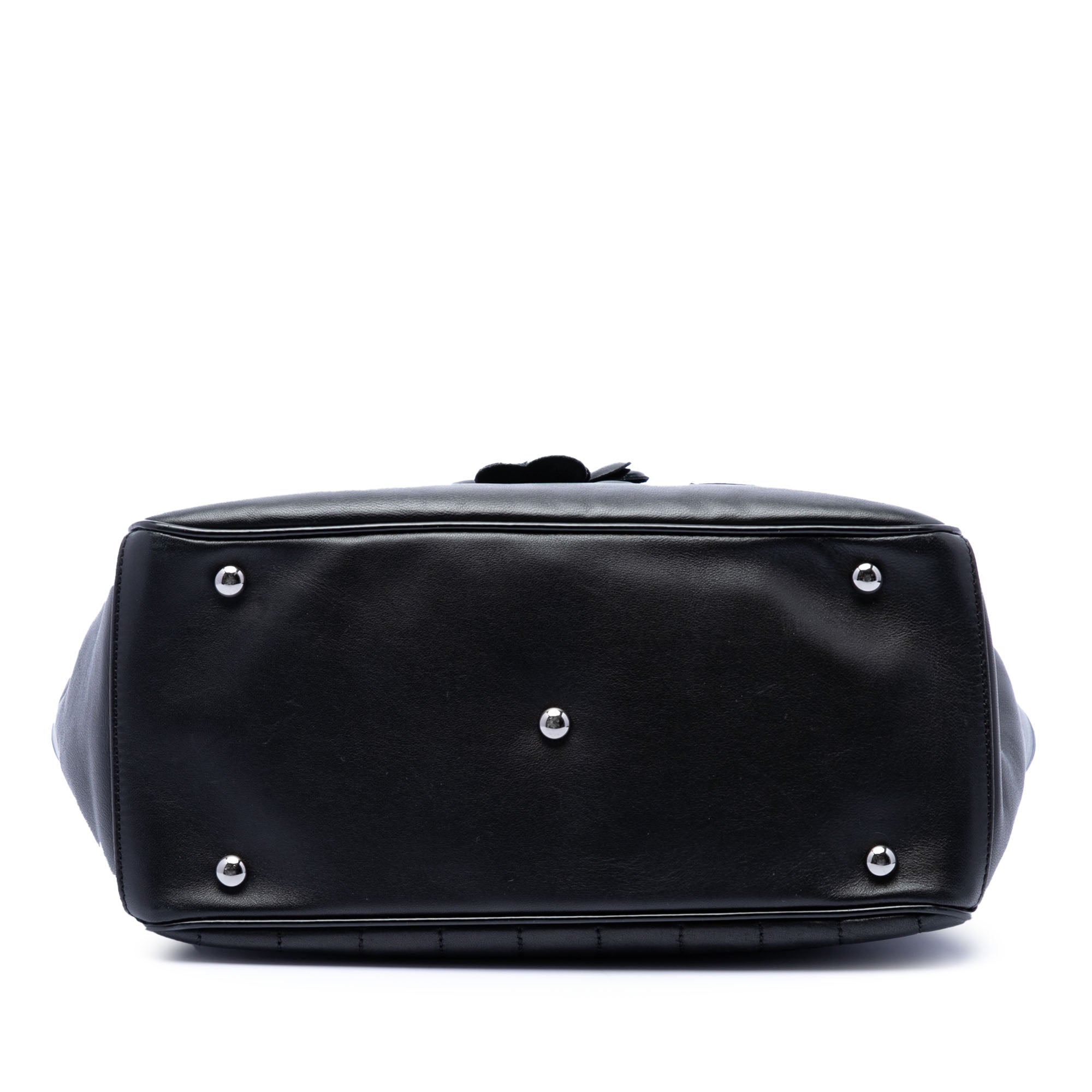 CC Choco Bar Lambskin Camellia No 5 Tote - Image 3