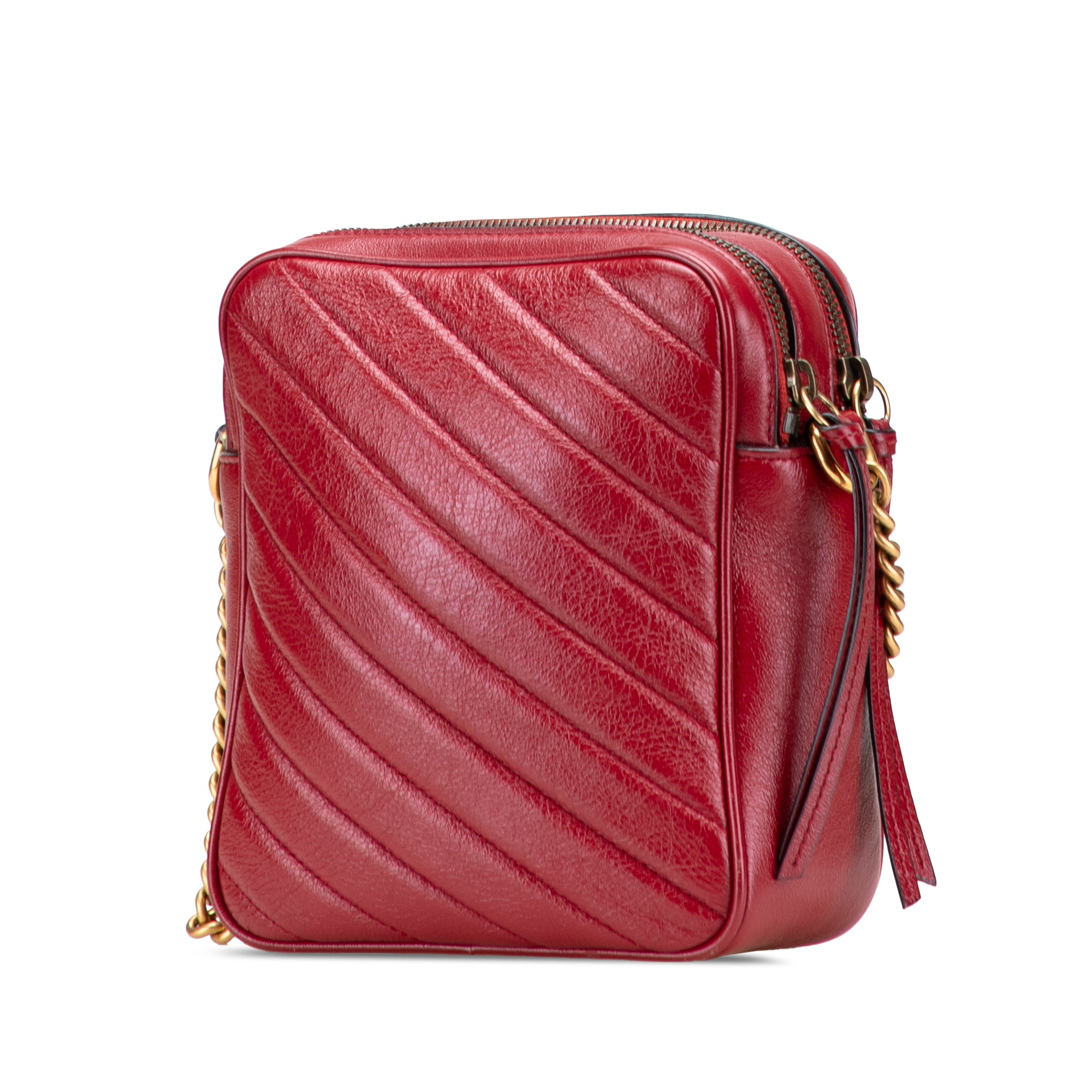 GG Marmont Matelasse Leather Double Zip Crossbody - Image 2
