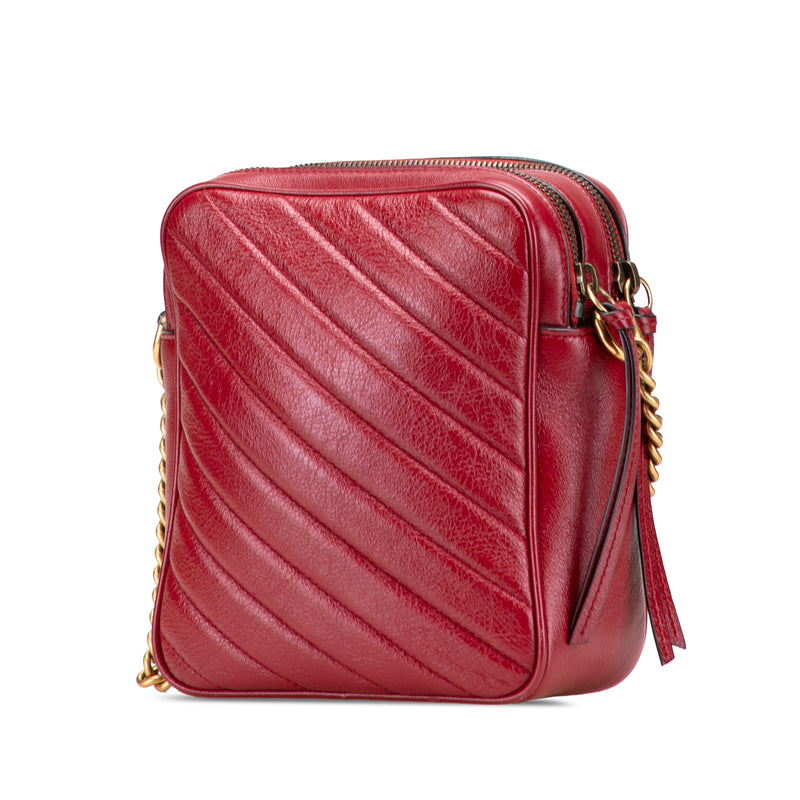 GG Marmont Matelasse Leather Double Zip Crossbody - Image 2