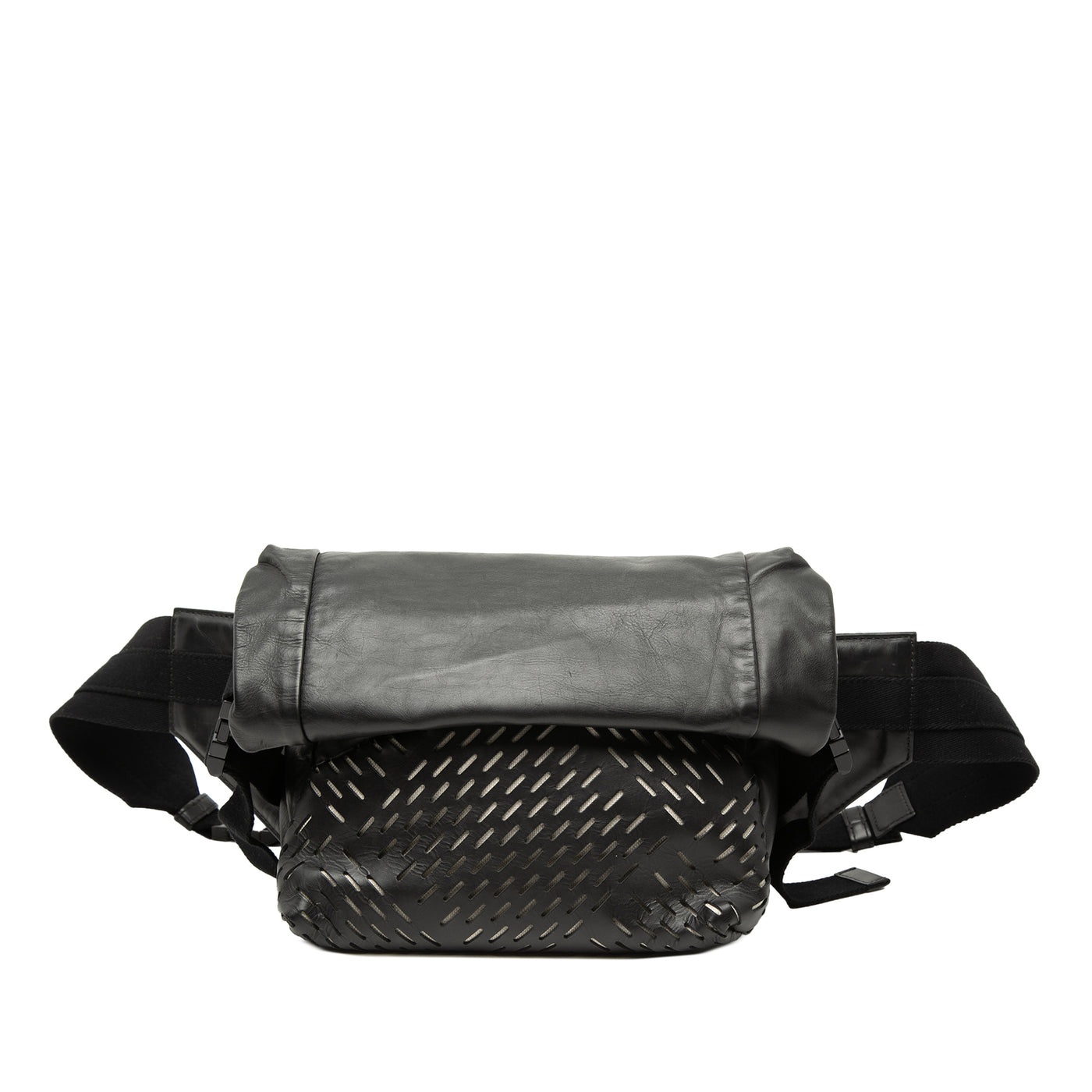Perforated Leather Belt Bag - Image 1