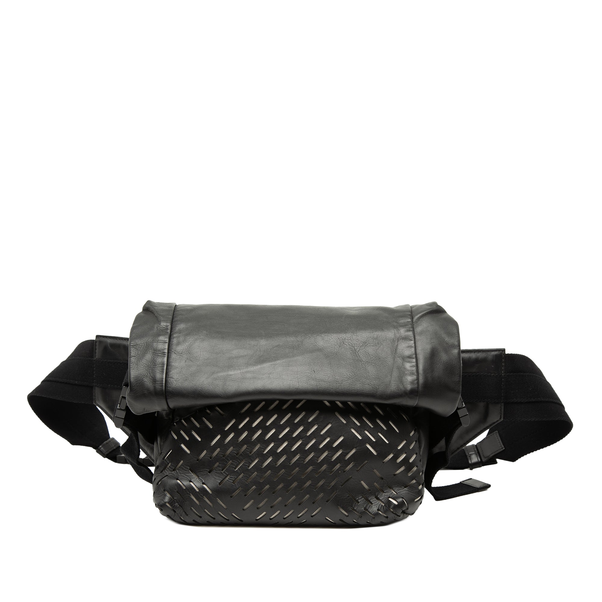 Perforated Leather Belt Bag - Image 1