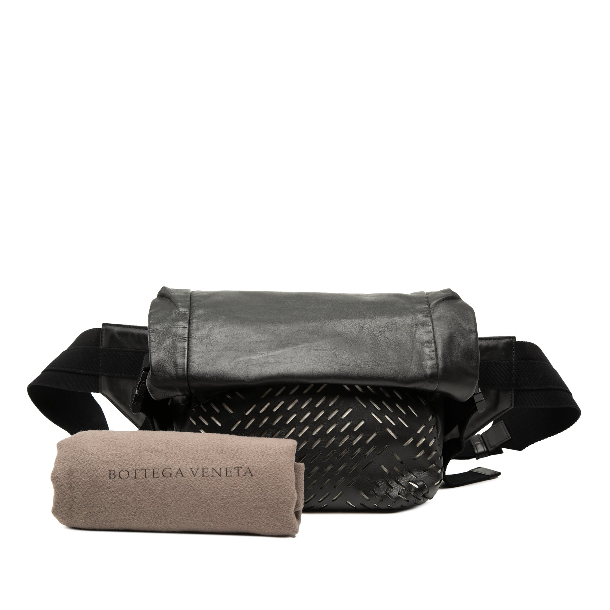 Perforated Leather Belt Bag - Image 8