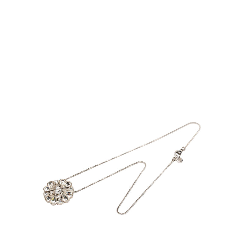 CC Brass Strass Clover Pendant Necklace - Image 5