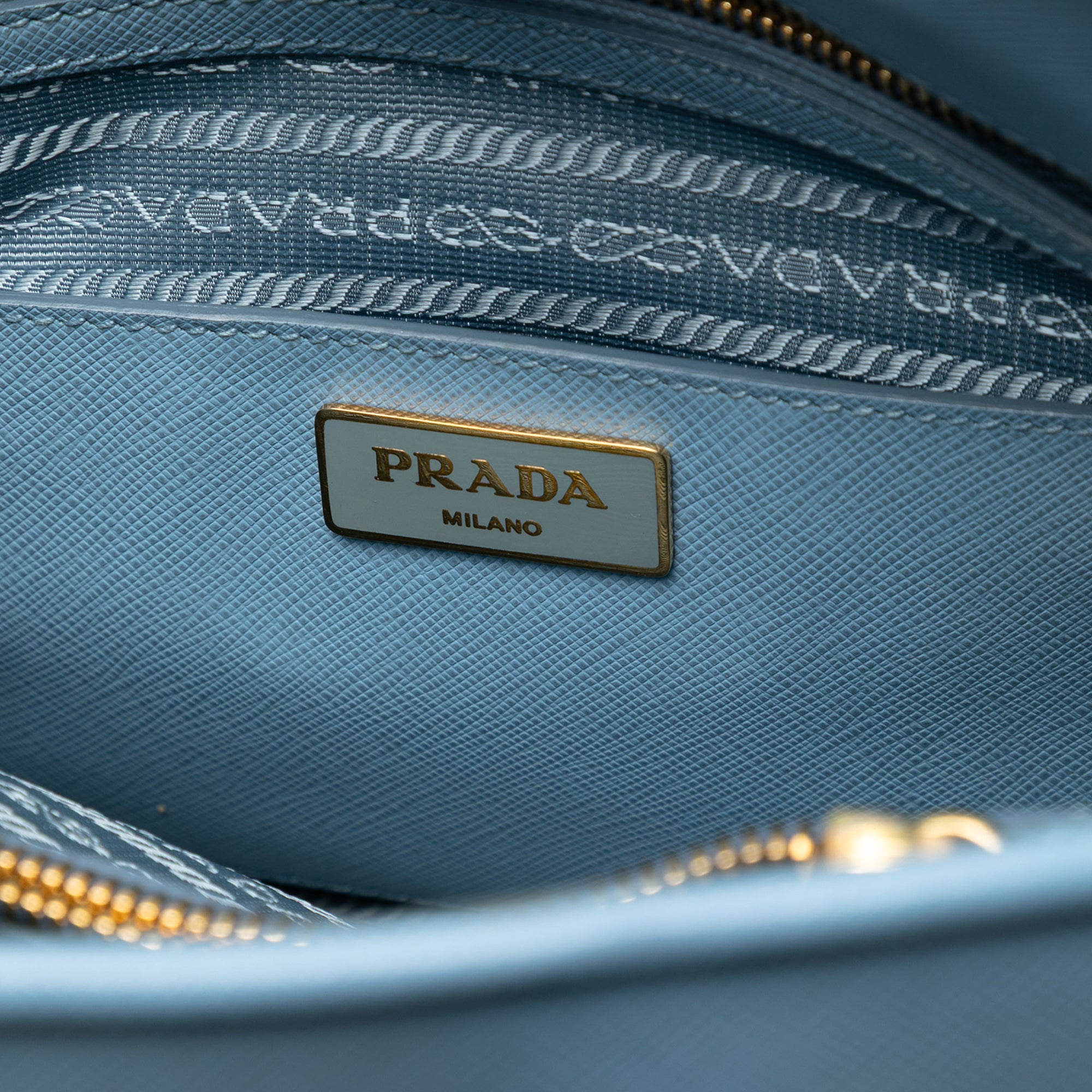 Medium Saffiano Lux Open Promenade Satchel - Image 5