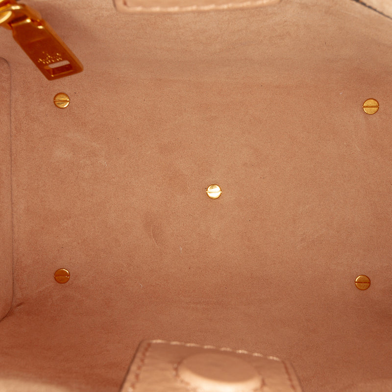 Small Grainy Calfskin Alltime Satchel - Image 4