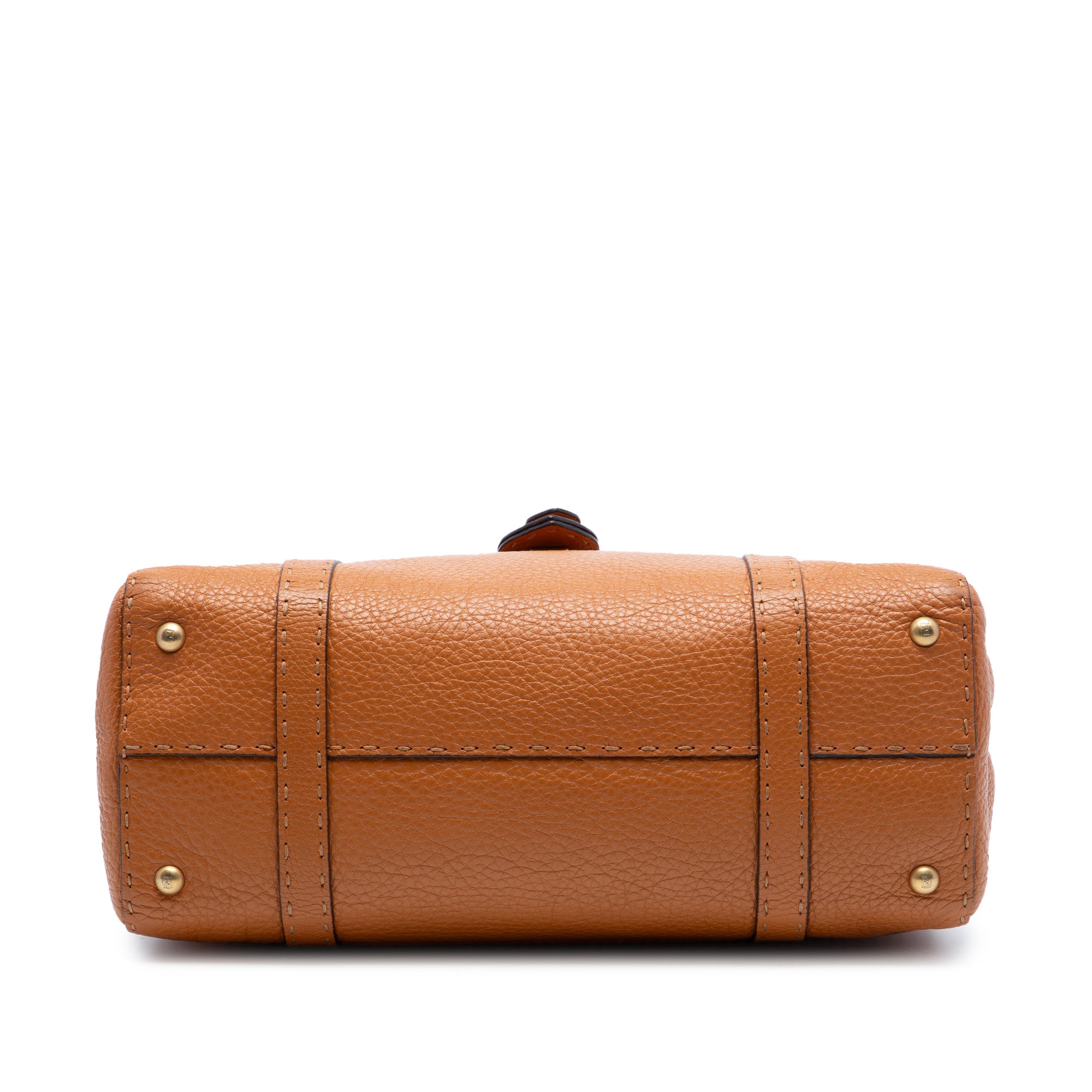 Large Leather Selleria Linda Handbag - Image 3
