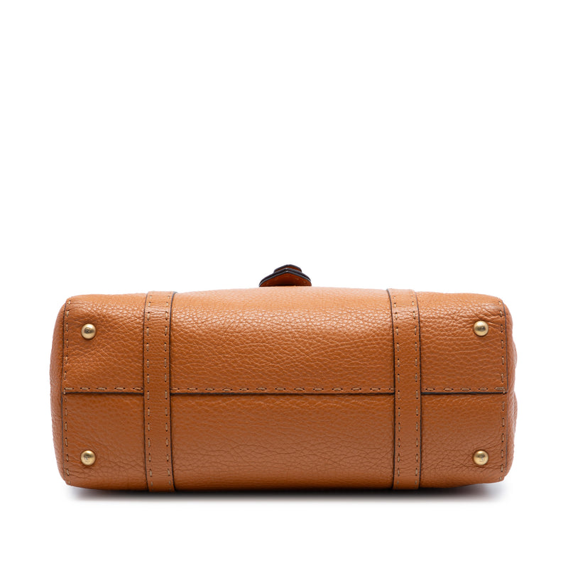 Large Leather Selleria Linda Handbag - Image 3