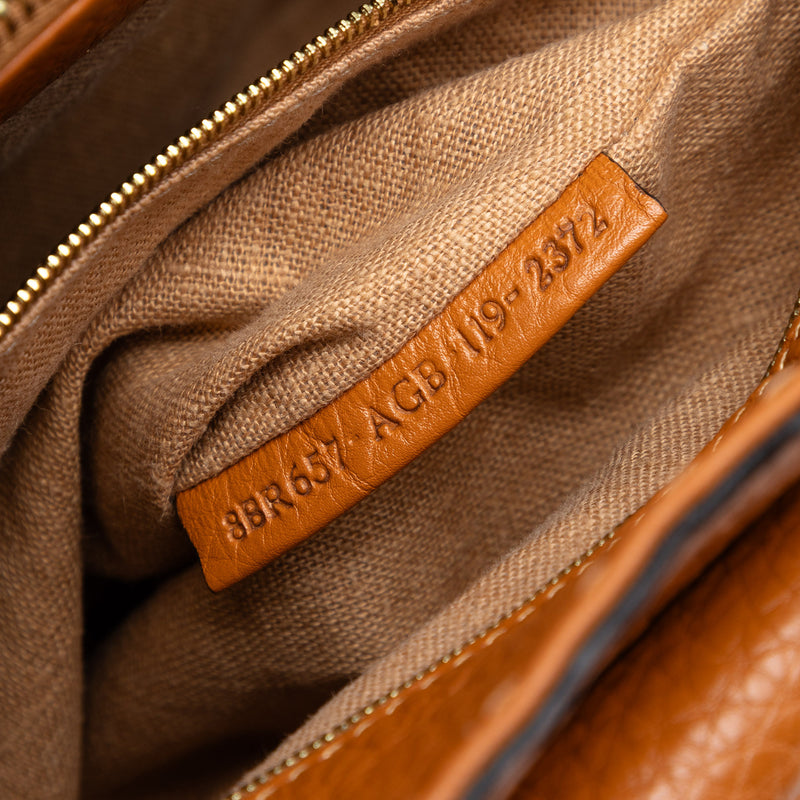 Large Leather Selleria Linda Handbag - Image 6