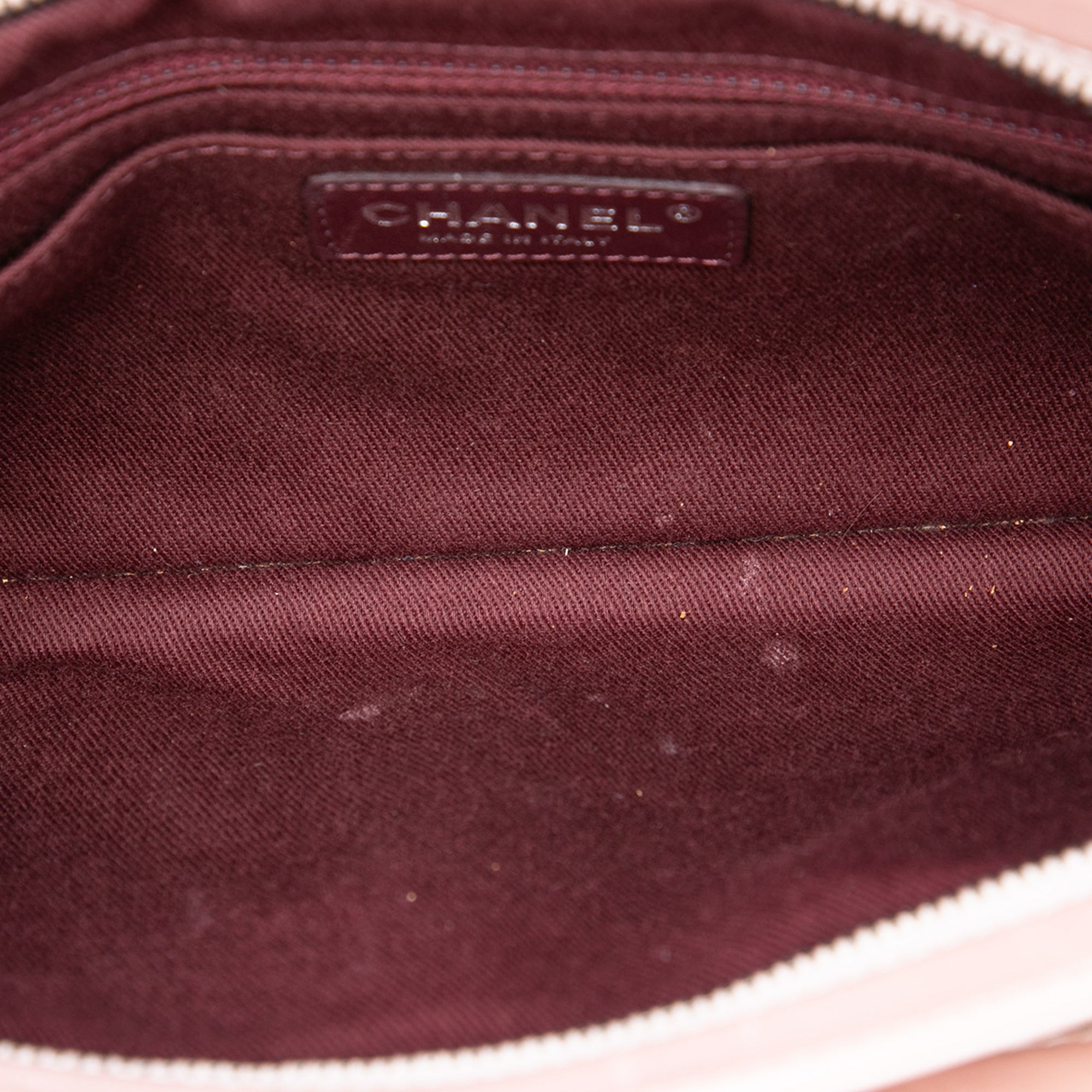 Quilted Glazed Calfskin Coco Pleats Clutch - Image 4