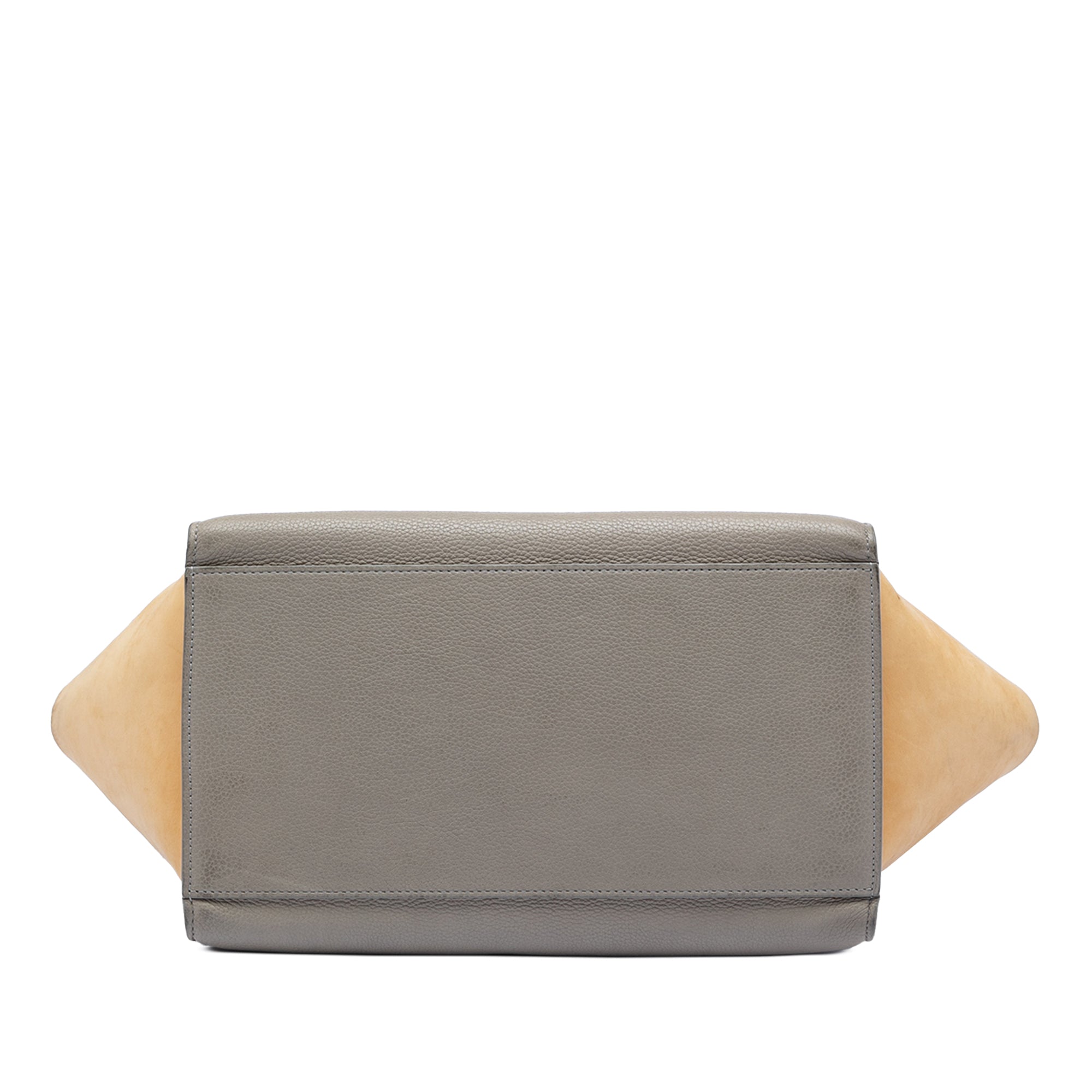 Small Tricolor Leather Trapeze Satchel - Image 3