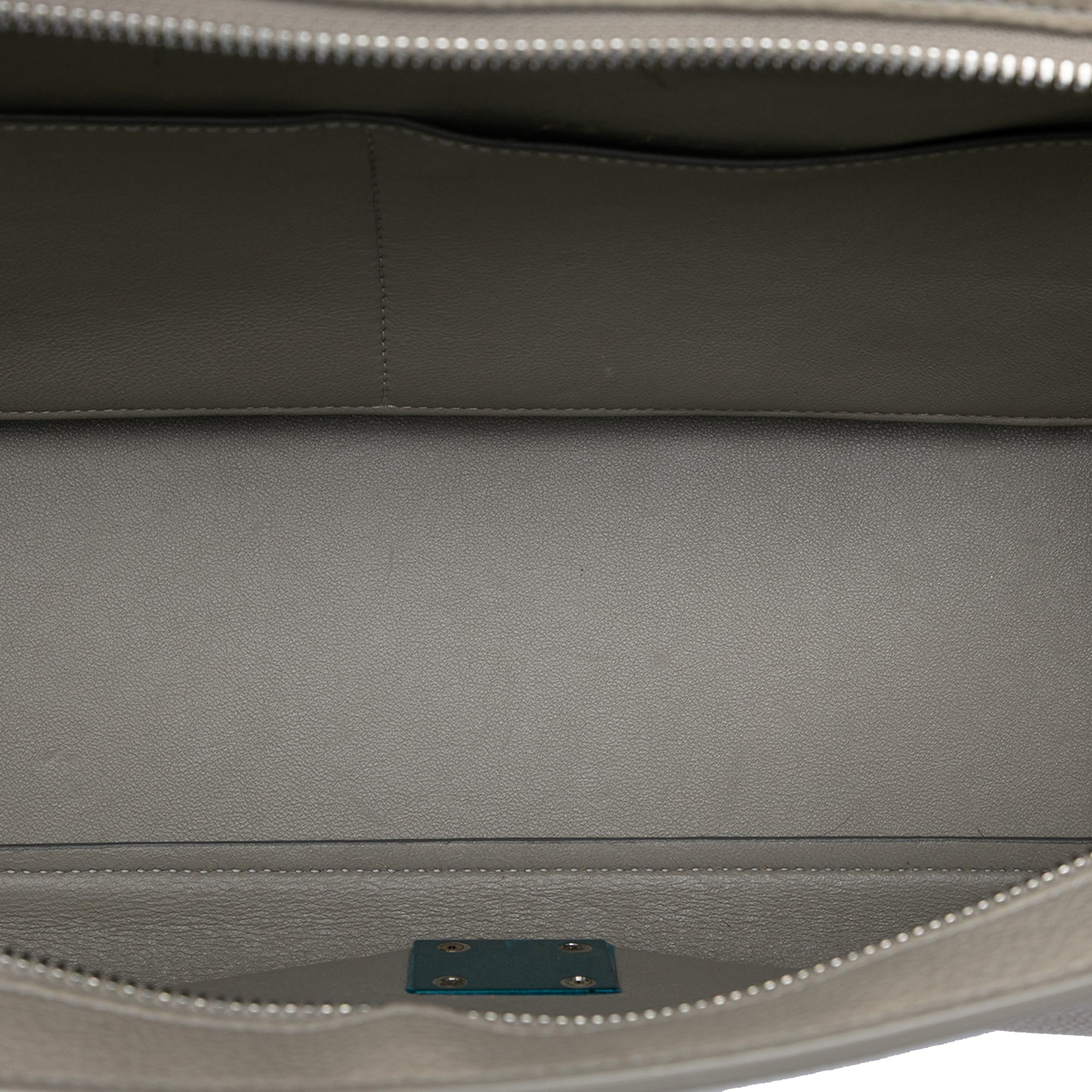 Small Tricolor Leather Trapeze Satchel - Image 4