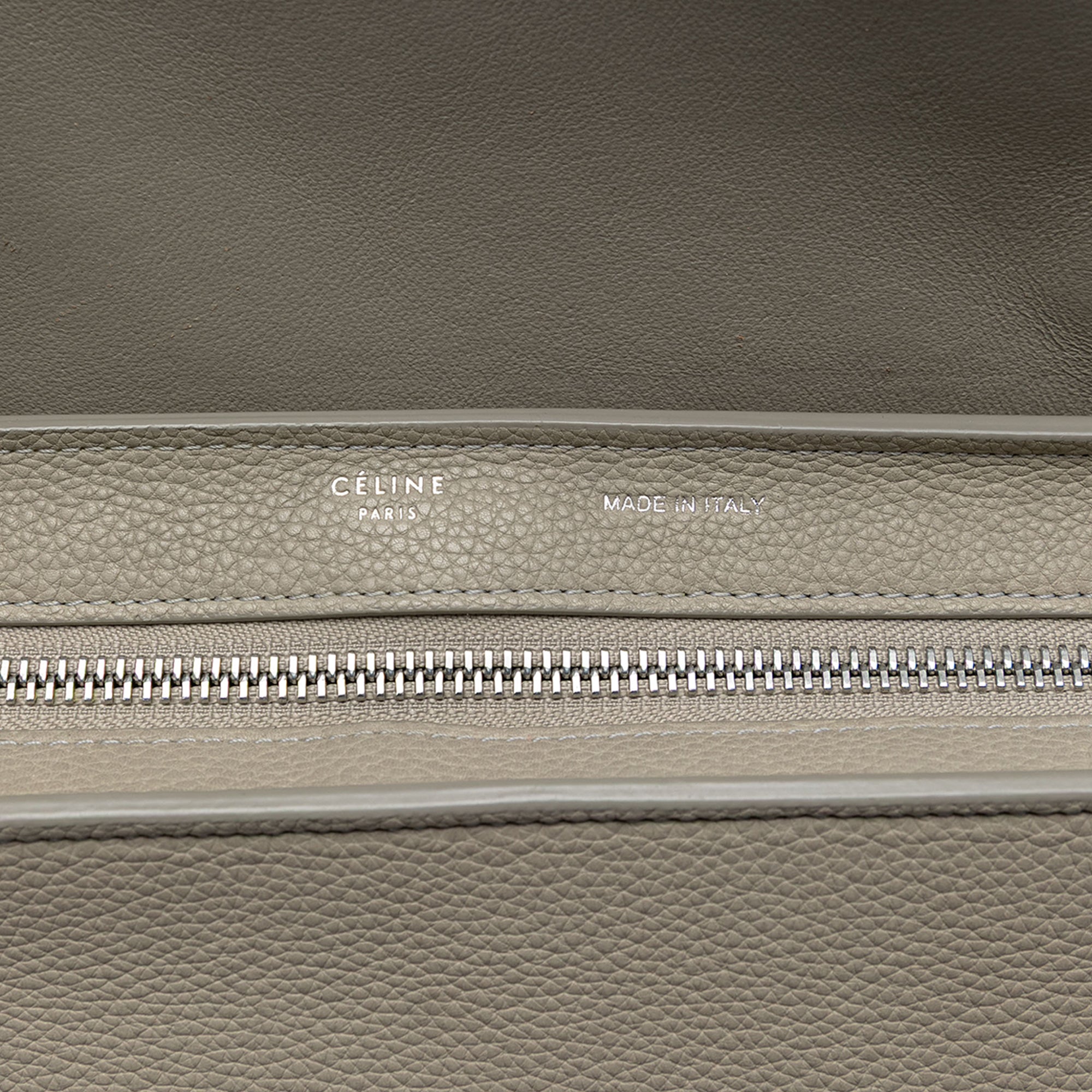 Small Tricolor Leather Trapeze Satchel - Image 5