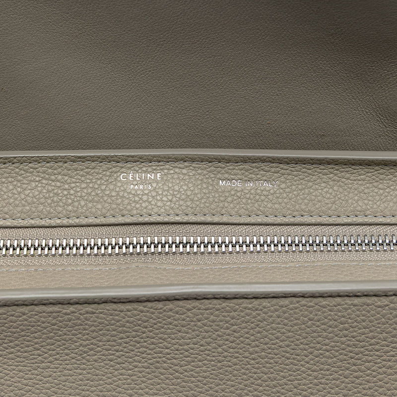 Small Tricolor Leather Trapeze Satchel - Image 5