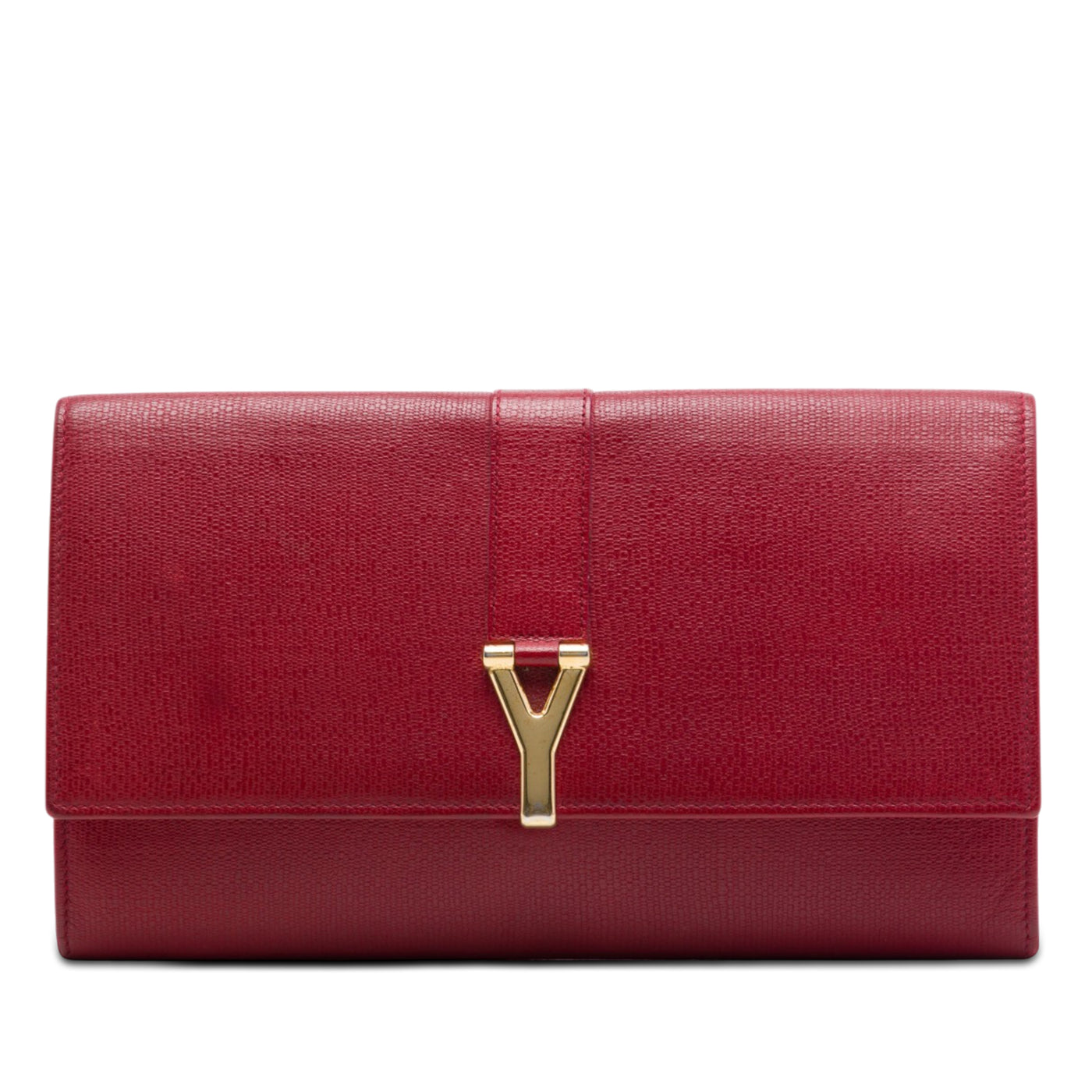 Textured Leather Chyc Ligne Clutch - Image 1