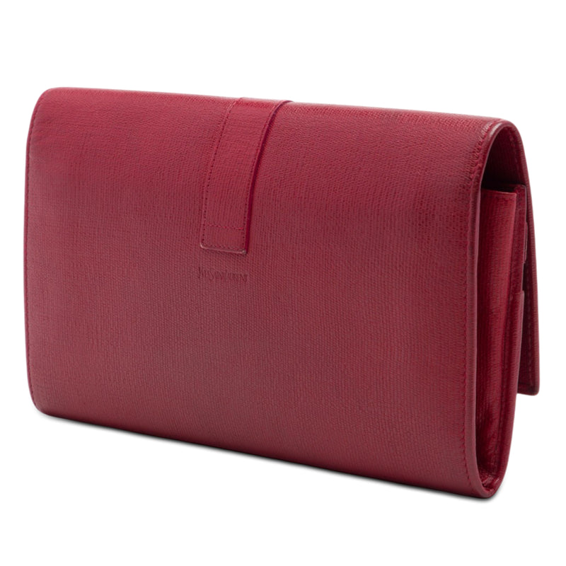 Textured Leather Chyc Ligne Clutch - Image 2