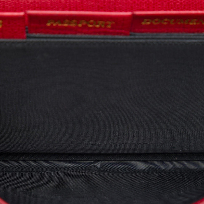 Textured Leather Chyc Ligne Clutch - Image 4