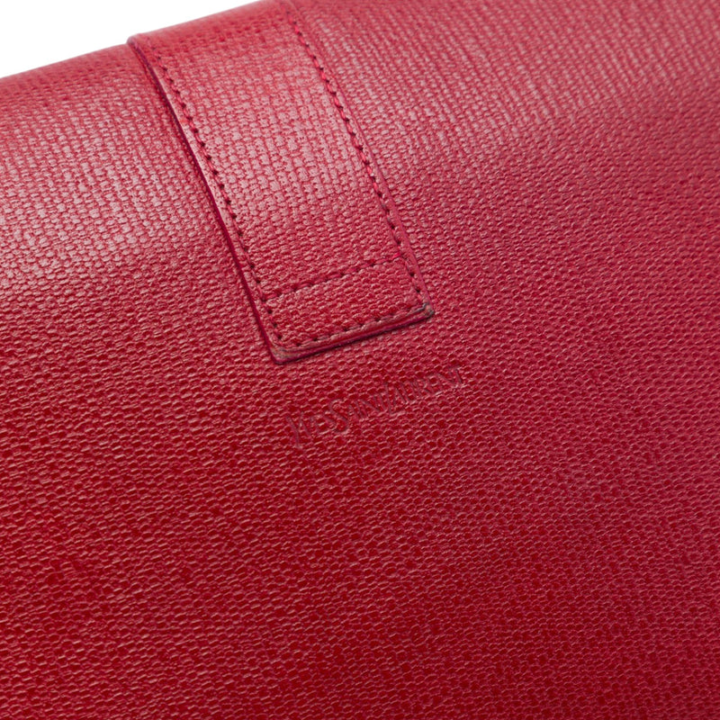 Textured Leather Chyc Ligne Clutch - Image 5