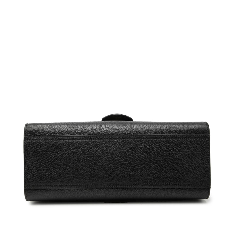 Small GG Marmont Grained Calfskin Top Handle Satchel - Image 3