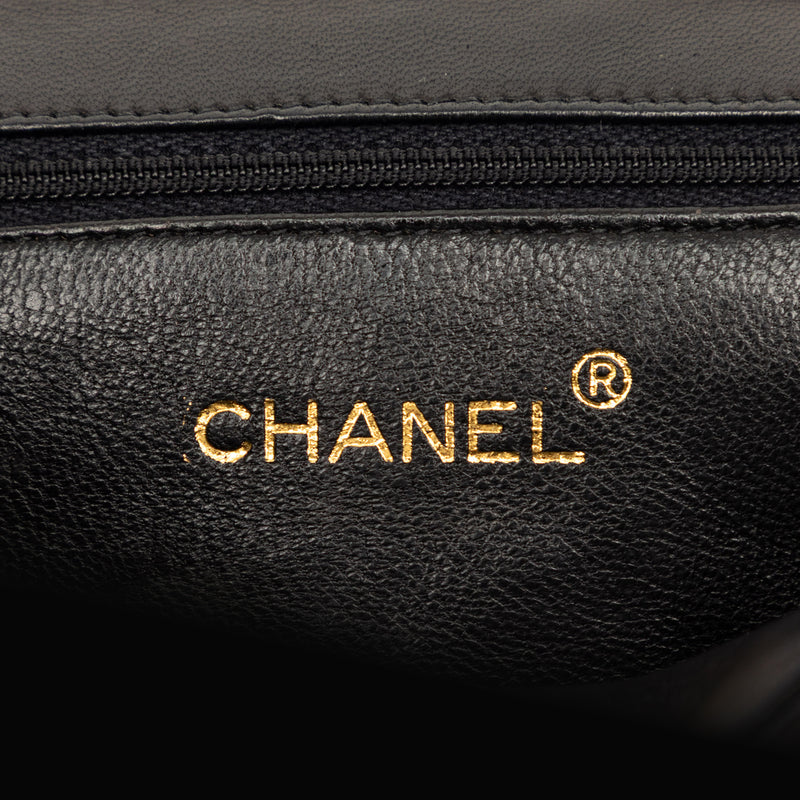 CC Quilted Lambskin Full Flap Crossbody - Image 5