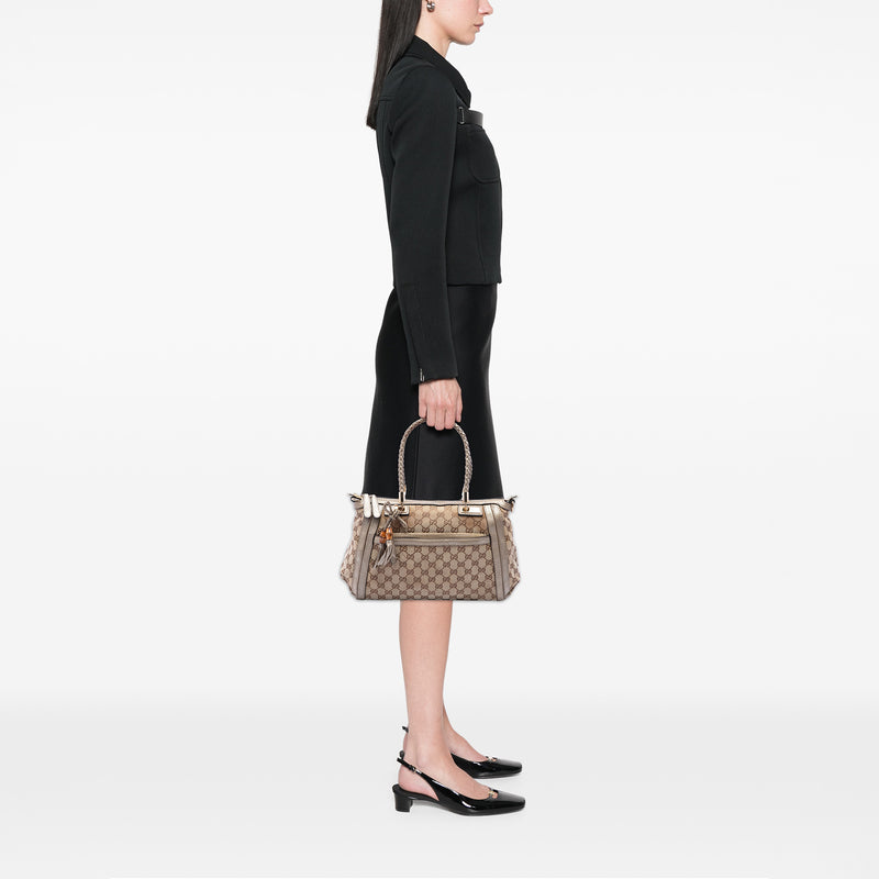 GG Canvas Bella Satchel - Image 6