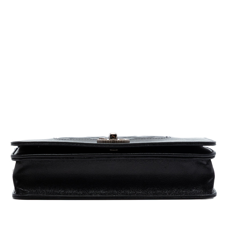 Quilted Sheepskin Mademoiselle Wallet on Chain - Image 3