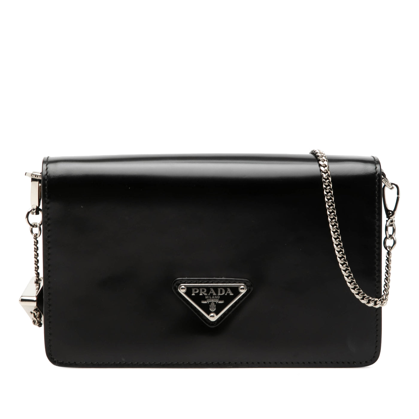 Spazzolato Leather Flap Crossbody - Image 1