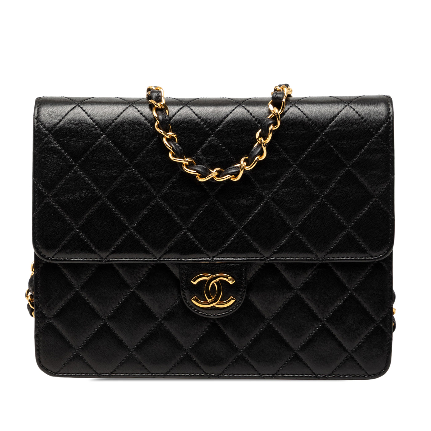 Small CC Quilted Lambskin Single Flap - Image 1