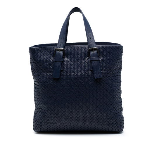 Nappa Intrecciato Belted Tote - Image 1