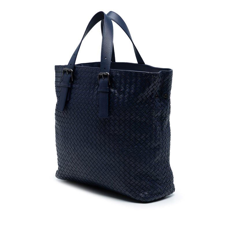Nappa Intrecciato Belted Tote - Image 2