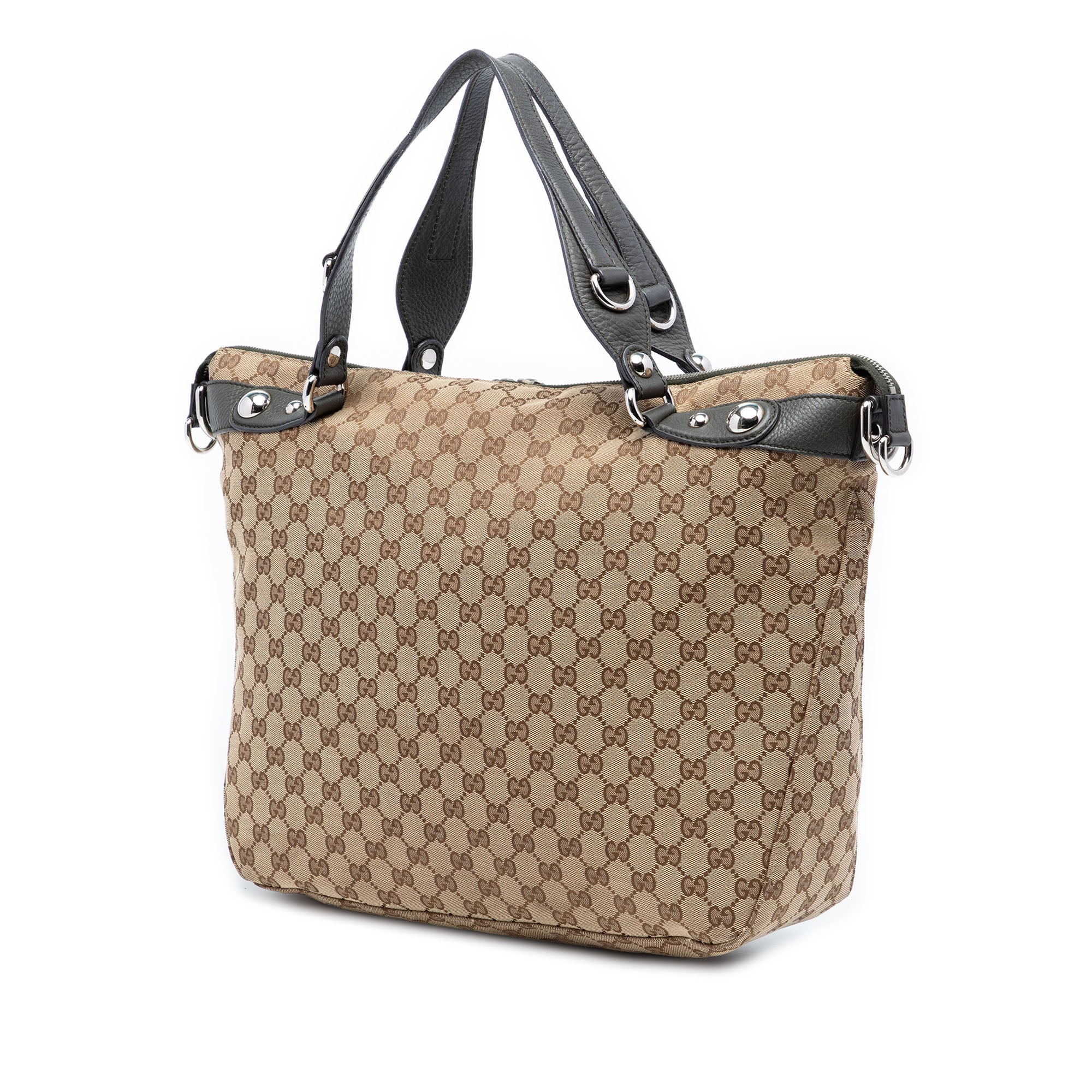 Large GG Canvas Icon Bit Satchel - Image 2