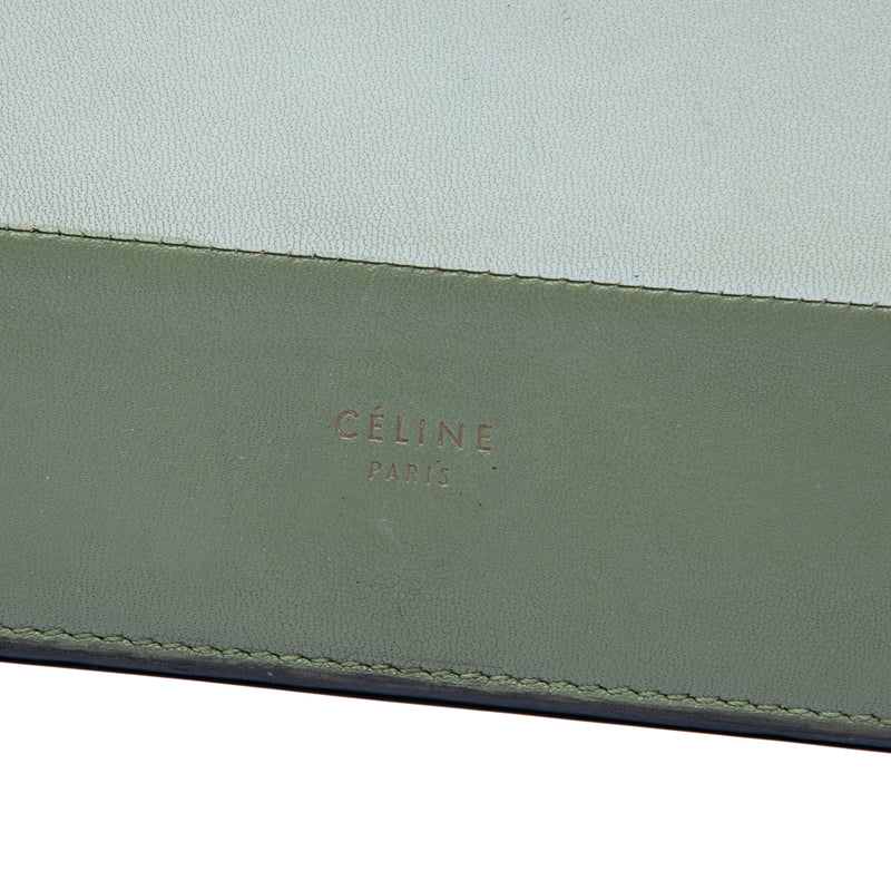 Bicolor Leather Frame Wallet on Chain - Image 5