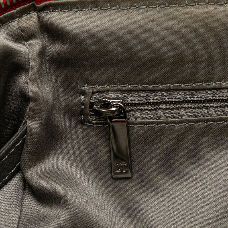 Lambskin Square Stitched Lax Handbag - Image 7