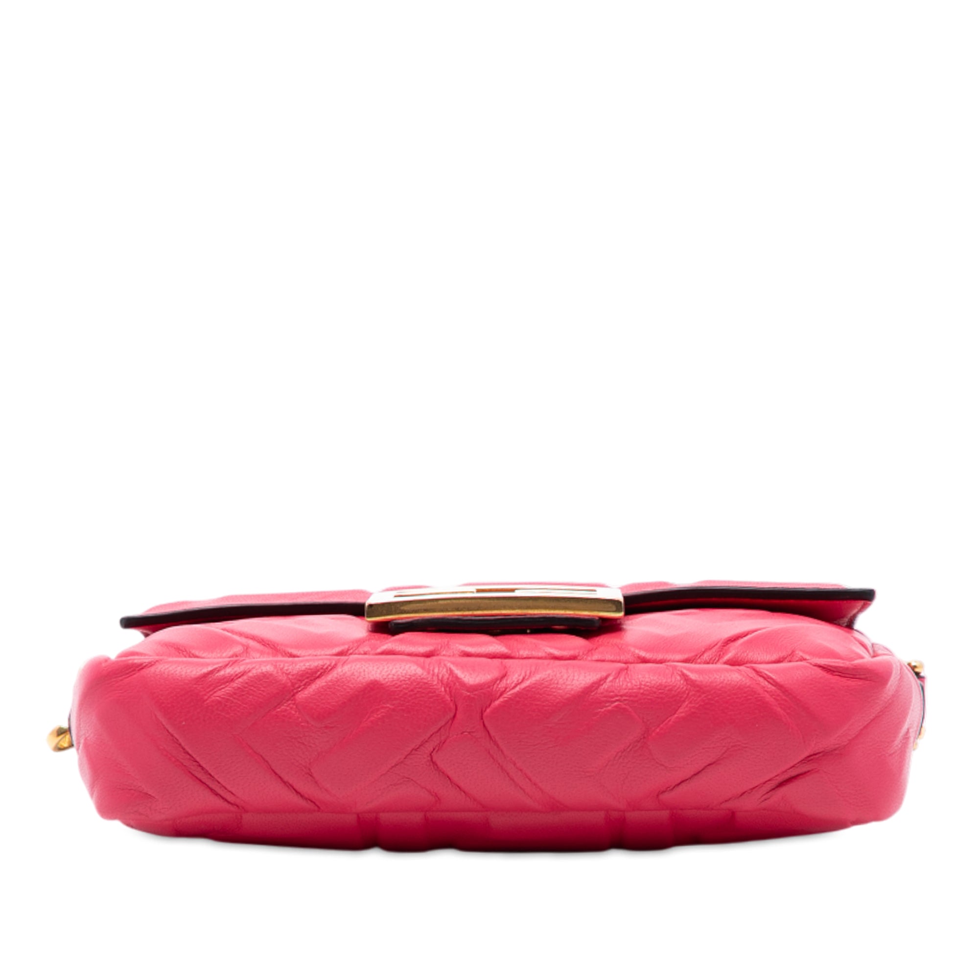 Mini Zucca Embossed Leather Baguette Satchel - Image 3