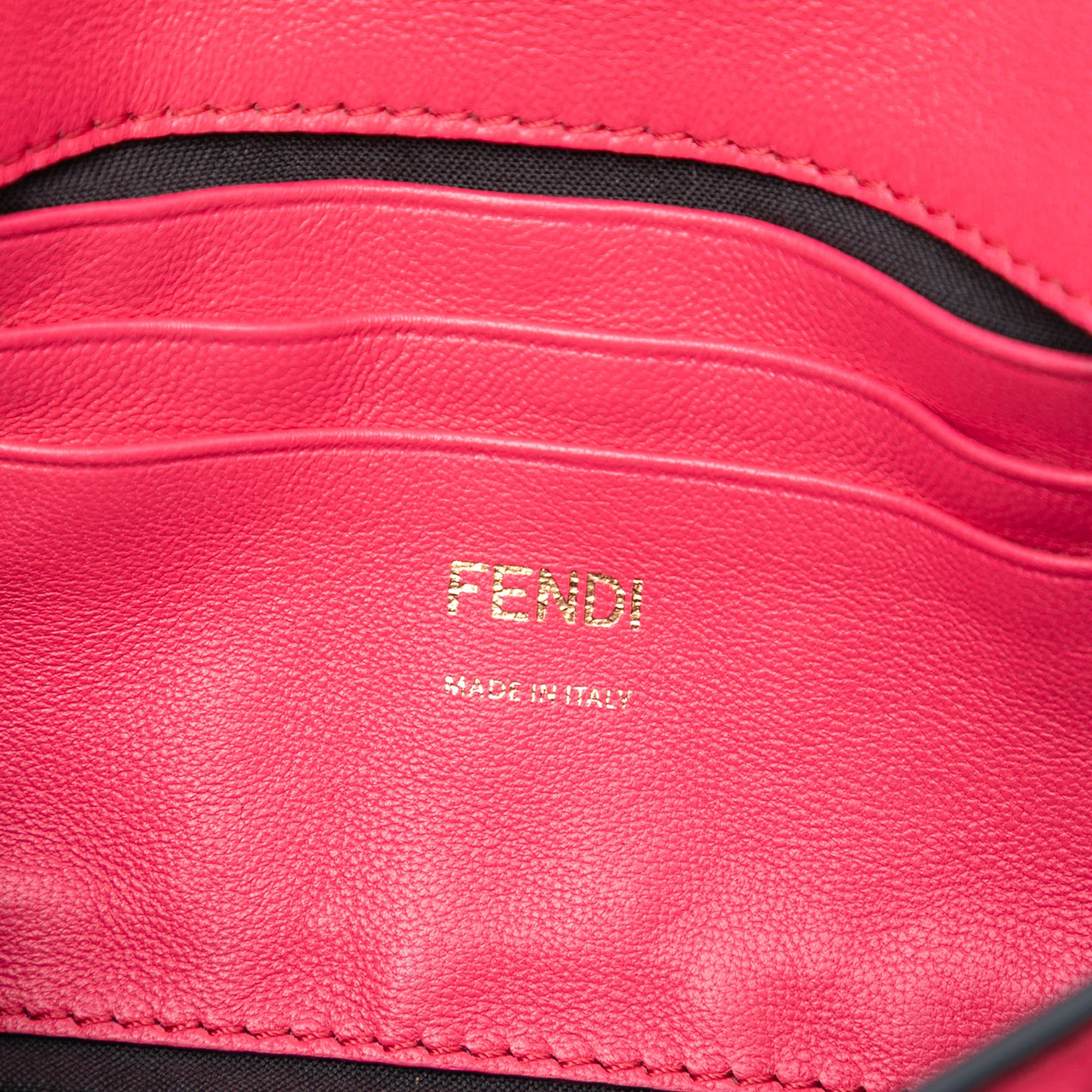 Mini Zucca Embossed Leather Baguette Satchel - Image 5